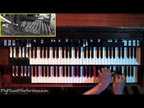 Eddie Brown  Gospel Organ Lesson 1