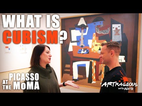What is Cubism Pablo Picasso39s Three Musicians at the MoMA  Artrageous with Nate