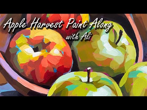Apple Harvest Paint Along
