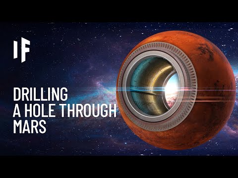 What If We Drilled a Hole Through Mars