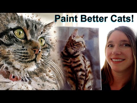 How to Paint Cats  10 Tips  Whiskers Eyes Fur stripes  Free Photos  background ideas amp More