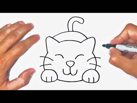 How to draw a Cat Step by Step  Cat Drawing Lesson