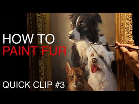 Painting PET PORTRAITS  How To Paint Fur