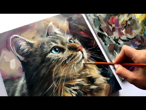 Oil Painting Tips Painting my Cat