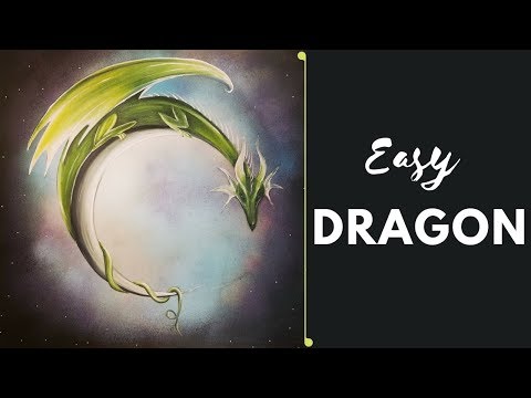 Easy Acrylic Dragon Painting Project