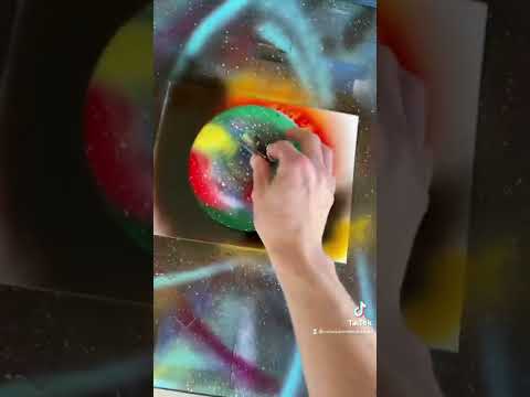 ironman spraypaint learnwithme galaxy