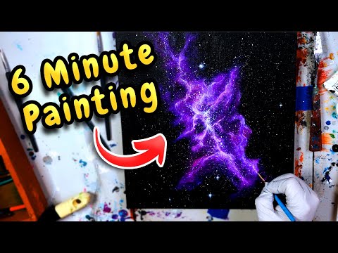 The EASIEST Nebula amp Galaxy Paint On YouTube  Step By Step