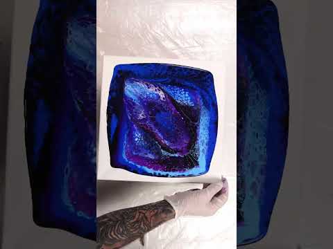 OUT OF THIS WORLD Flip Cup Galaxy Acrylic Pouring