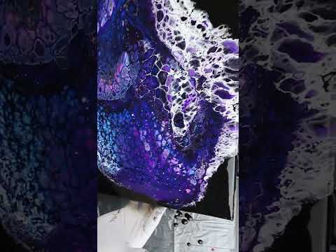 CREATE YOUR OWN GALAXY  Acrylic Pouring