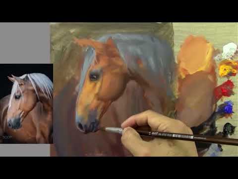 How to Paint a Horse in Acrylics