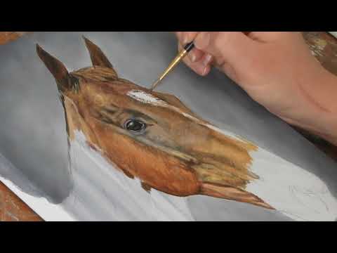 How to Paint a Horse  Acrylic painting tips