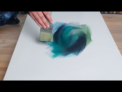 7 Abstract Acrylic Paintings  Satisfying Art  Easy How to Paint