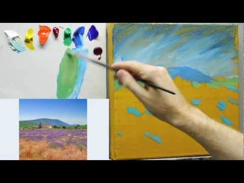 How to paint like Monet Lessons on Impressionist landscape painting techniques  Part 1