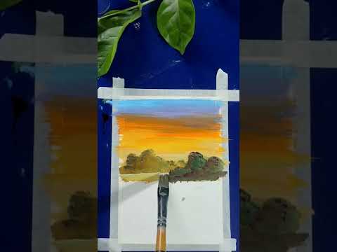 quick art Landscape painting landscape painting paintingtutorial