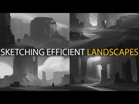 How To Sketch Landscapes Tutorial