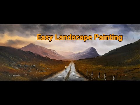 painting Landscapes the Easy way Tutorial