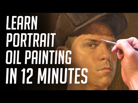 Portrait Painting Broken Down