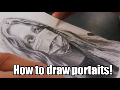 How to draw realistic portraits tutorial