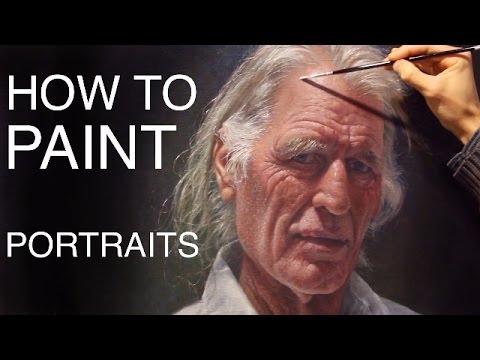 How To Paint Portraits EPISODE ONE  Russell Petherbridge39s Portrait