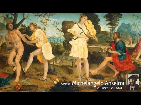 Artist Michelangelo Anselmi c1492  c1554 Italian Renaissance Mannerist Painter