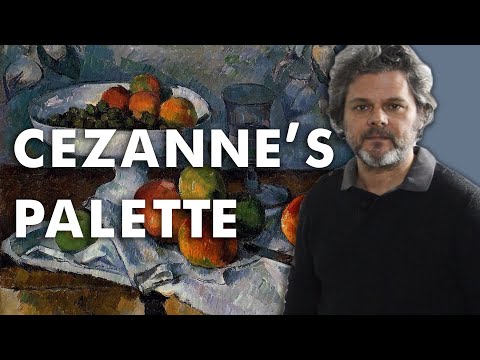 How Cezanne Mixed His Paints Palette and Color Study of 39Still Life With Fruit Bowl39 187980