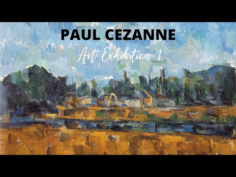 Paul Cezanne Paintings with TITLES  Curated Exhibition 1 Famous French PostImpressionist