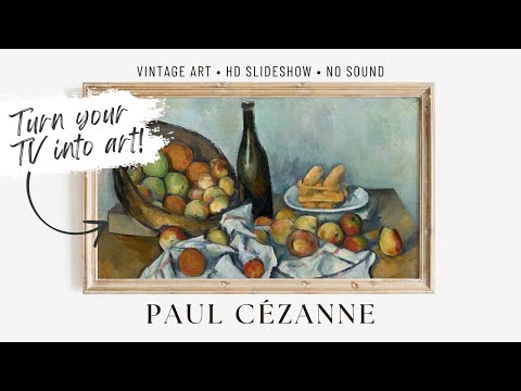 Art by Paul Czanne  PostImpressionism Art Slideshow for Your TV  HD Art Screensaver  NO SOUND