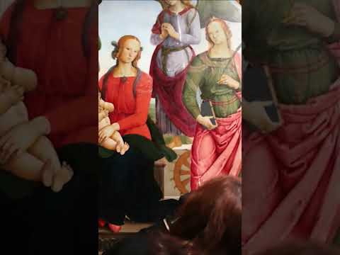 How do you restore a 500 yearold School of Perugino painting renaissance art shortsart