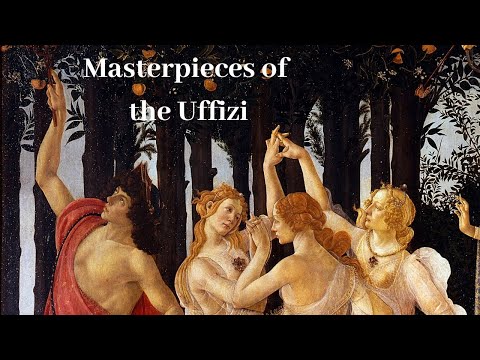 Masterpieces of the Uffizi paintings by Leonardo Michelangelo Botticelli and Perugino