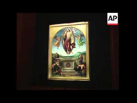 Newly restored renaissance painting revealed