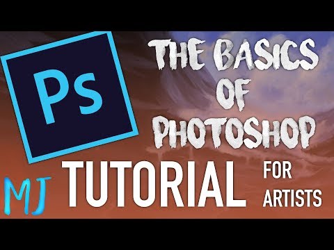 THE BASICS OF PHOTOSHOP FOR ARTISTS  Full Tutorial With Custom Brushes