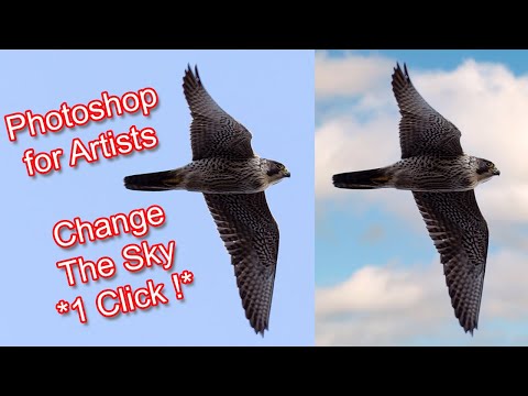 Photoshop for Artists Change the Sky  1 click   Jason Morgan Art