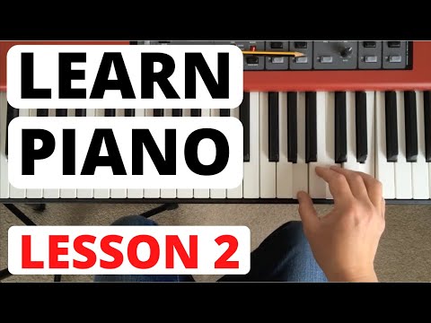 How To Play Piano for Beginners Lesson 2  Starting to Read Music