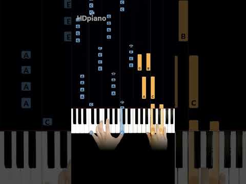 The EASIEST playalong ever pianotutorial shorts