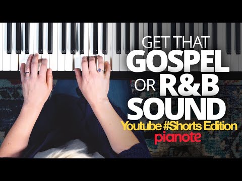 Learn This Gospel Piano Trick Super Quick  1Min Piano Lesson Shorts