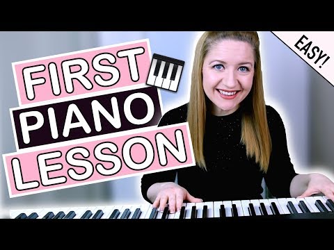 How To Play Piano  EASY First Piano Lesson
