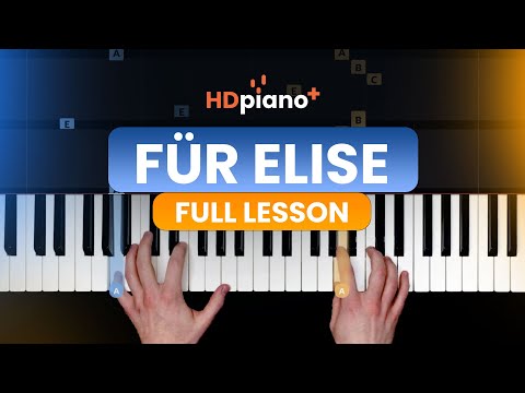 Fr Elise Tutorial Complete Beginner Piano Lesson 2023