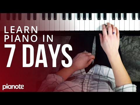 7 Days To Learning Piano Beginner Lesson