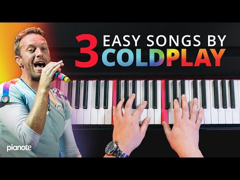 3 Easy Coldplay Songs Beginner Piano Lesson