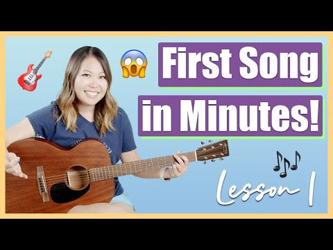 Guitar Lessons for Beginners Episode 1  Play Your First Song in Just 10 Minutes 