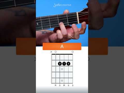 How to play the A Chord on Guitar it39s so easy Shorts