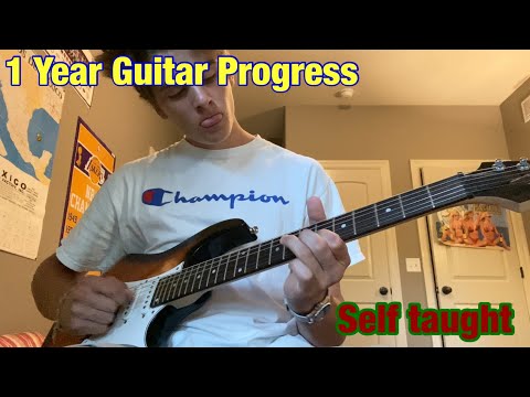 1 year of Guitar Progress self taught