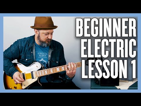Beginner Electric Lesson 1  Your Very First Electric Guitar Lesson