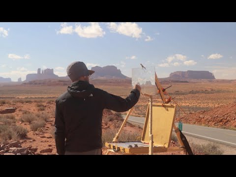 Plein Air Painting in Monument Valley
