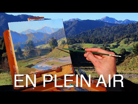 Painting En Plein Air  TOP TIPS for a successful scene