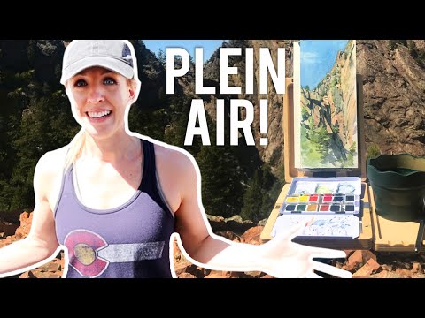 Watercolor Plein Air Painting Adventures in Beautiful Colorado