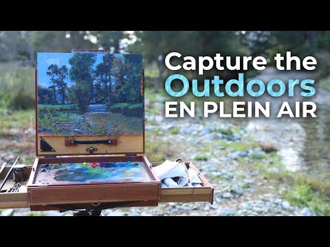 Outdoor Oil Painting  Manaroa Stream  Painting a STUNNING stream en plein air