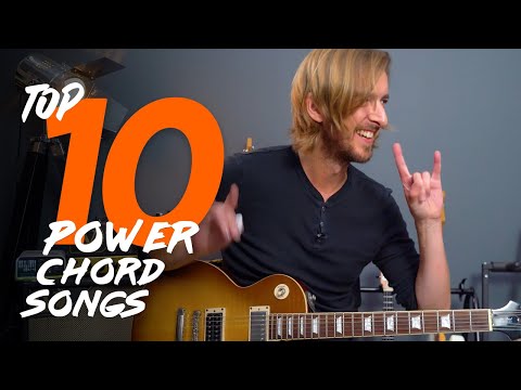 Top 10 POWER CHORD Songs  How many can YOU play