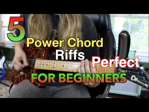 5 Power Chord Riffs Perfect For Beginners   With Tabs