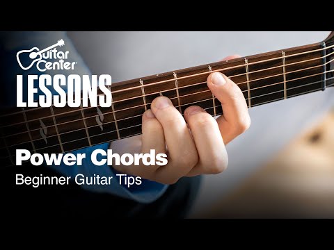 How to Play Power Chords G C D  Beginner Guitar Tips